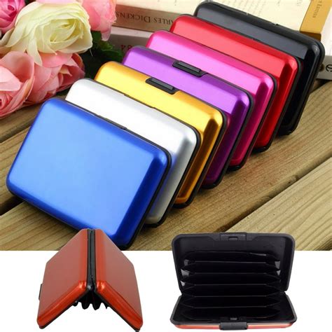 protective metal credit card holder